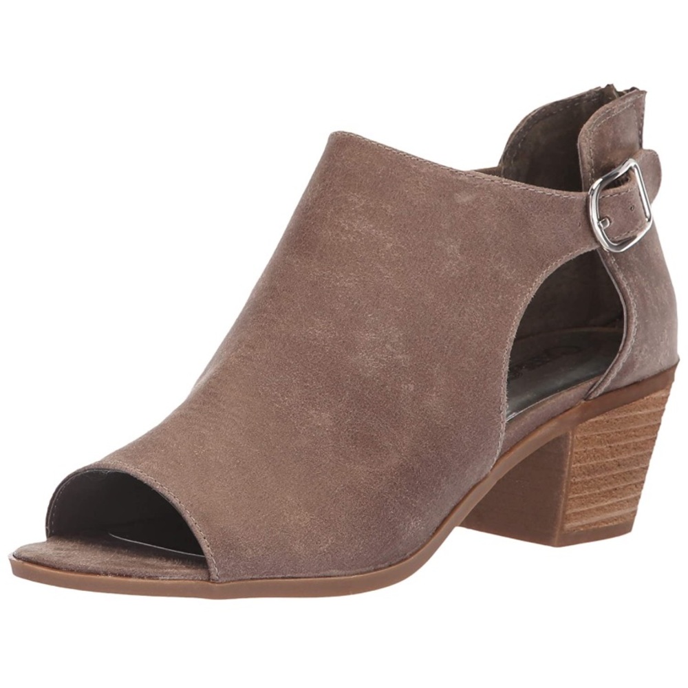 Open toe ankle bootie